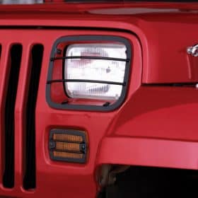 Προστατευτικά Φαναριών & φλας  4τεμ.  μαύρα Wrangler  87-95