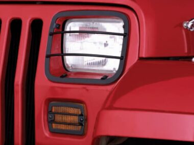 Προστατευτικά Φαναριών & φλας  4τεμ.  μαύρα Wrangler  87-95