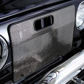 Κάλυμα ψυγείου χρωμίου για έντομα Wrangler  97-06
