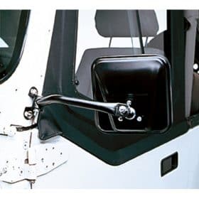 Καθρέπτες μαύροι  Wrangler 97-06/CJ  (ζευγάρι)