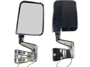 Καθρέπτες LED χρωμίου Wrangler 87-02  (ζευγάρι)