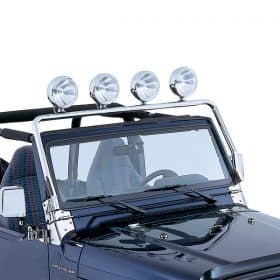 Μπάρα για προβολείς ανοξείδωτη Wrangler 97-06