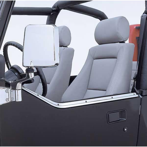 Ανοξείδωτο κανάλι για μισές πόρτες Wrangler 87-95 (ζευγάρι) Ανοξείδωτο κανάλι για μισές πόρτες Wrangler 87-95 (ζευγάρι)