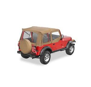Soft Top για Wrangler YJ 88-95 . Περιλαμβάνει μαλακές επάνω πόρτες για χρήση με μεταλλικές μισές πόρ