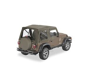 Soft Top για Wrangler TJ 03-06 . Περιλαμβάνει μαλακές επάνω πόρτες για χρήση με μεταλλικές μισές πόρ