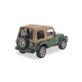 Soft Top για Wrangler TJ 97-02 . Περιλαμβάνει μαλακές επάνω πόρτες για χρήση με μεταλλικές μισές πόρ