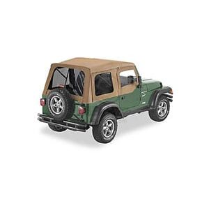 Soft Top για Wrangler TJ 97-02 . Περιλαμβάνει μαλακές επάνω πόρτες για χρήση με μεταλλικές μισές πόρ