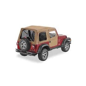 Soft Top για Wrangler TJ 97-02 . Περιλαμβάνει μαλακές πόρτες 2 τεμαχίων