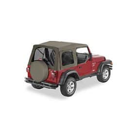 Soft Top για Wrangler TJ 03-06 . Για χρήση με μεταλλικές ολόκληρες πόρτες.