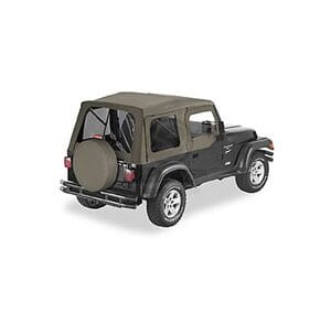 Soft Top για Wrangler TJ 03-06 . Περιλαμβάνει μαλακές επάνω πόρτες για χρήση με μεταλλικές μισές πόρ