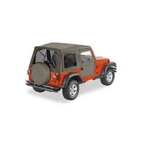 Soft Top για Wrangler TJ 03-06 . Περιλαμβάνει μαλακές πόρτες 2 τεμαχίων .