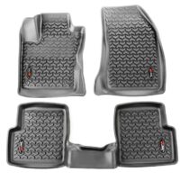 Set Πατάκια-Σκαφάκια από Λάστιχο Μαύρα για Jeep Renagade 15-17 - Image 2