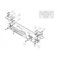 Βάση Εργάτη Mitsubishi Pajero IV 4 V80 V90 2006-2014 - Image 5