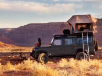 Land Rover Defender 110 (1983-2016) Slimline II Roof Rack Kit / Tall - by Front Runner - Image 8