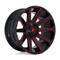 CONTRA BLACK/RED 22X10 6X135/5.5 106.1 NLQ Ζάντες Fuel Off-Road