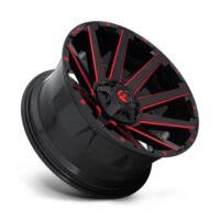 CONTRA BLACK/RED 22X10 6X135/5.5 106.1 NLQ Ζάντες Fuel Off-Road - Image 2