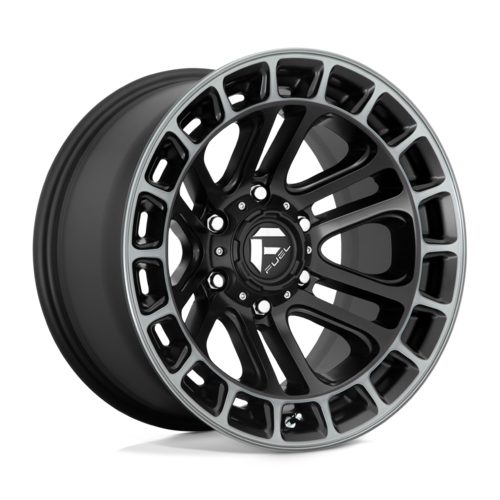 Large-web_HEATER D720 6LUG 17x9 ET-12 MATTE BLK N DDT A1 D720 HEATER BLACK 20X9 6X5.5 106 MBT +1 Ζάντες Fuel Off-Road - Image 1