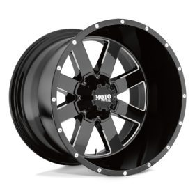 MO962 GLOSS BLACK MILLED Ζάντες Moto Metal 20X12 6X5.5 -44MM