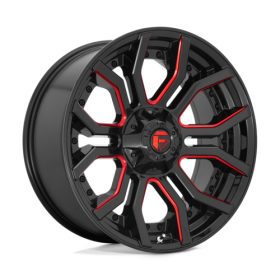 RAGE GLOSS BLACK RED TINTED CLEAR Ζάντες Fuel Off-Road 20X9 6X135/5.5 NLQ 5.07 106.1