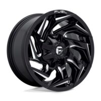 REACTION GLOSS BLACK MILLED Ζάντες Fuel Off-Road 22X10 6X135/5.5