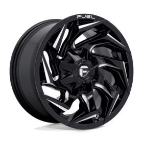 REACTION GLOSS BLACK MILLED Ζάντες Fuel Off-Road 20X9 5X4.5/5.0 78 NBL 20MM