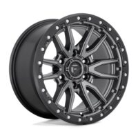 REBEL MATTE GUN METAL BLACK BEAD RING Ζάντες Fuel Off-Road 20X10 6X5.5 106.1 GDB -18