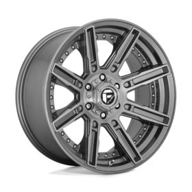 ROGUE BRUSHED GUN METAL TINTED CLEAR Ζάντες Fuel Off-Road PLTNM 20X9 5X5 GLR 5.07 71.5 01MM