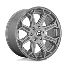 SIEGE BRUSHED GUN METAL TINTED CLEAR Ζάντες Fuel Off-Road 22X10 6X5.5 106 GLRT -18
