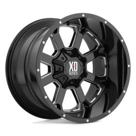 GLOSS BLACK MILLED Ζάντες XD Series XD825 22X10 6X135/5.5
