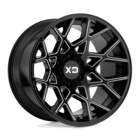 GLOSS BLACK MILLED Ζάντες XD Series XD831 20X10 6X5.5