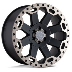 BR WARLORD 17X8 5X127 +30 71 M-BLK DDT W/ MACH DARK TINT LIP Ζάντες Black Rhino