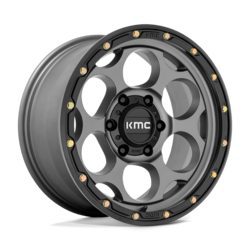 KM541 SATIN GRAY W/ BLACK LIP Ζάντες KMC 18X8.5 5X5.0 18MM