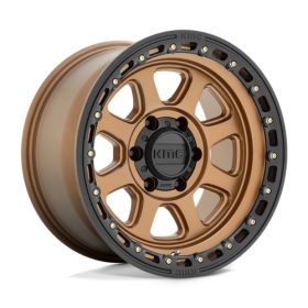 KM548 MATTE BRONZE W/ BLACK LIP 20X9 5X5.0 18MM Ζάντες KMC