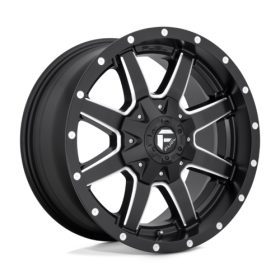 MAVERICK MATTE BLACK MILLED 17X8.5 6X4.5/120 72.56 NBD +25 Ζάντες Fuel Off-Road
