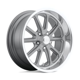 RAMBLER MATTE GUN METAL MACHINED 20X9.5 5X5.0 78.1 +01 Ζάντες U.S. Mag Wheels