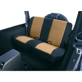 Κάλυμα Πίσω Καθισμάτων Μαύρο/ Μπεζ για Wrangler CJ '80-'95